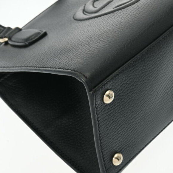GUCCI Soho Interlocking Black Calf Handbag - Picture 5 of 12